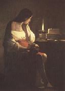 LA TOUR, Georges de The Magdalen with the Nightlight (mk05) oil on canvas